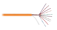 Кабель NIKOLAN U/UTP, 10 пар, Кат.5, 24 AWG, внутренний/внешний, LSZH, 500м 