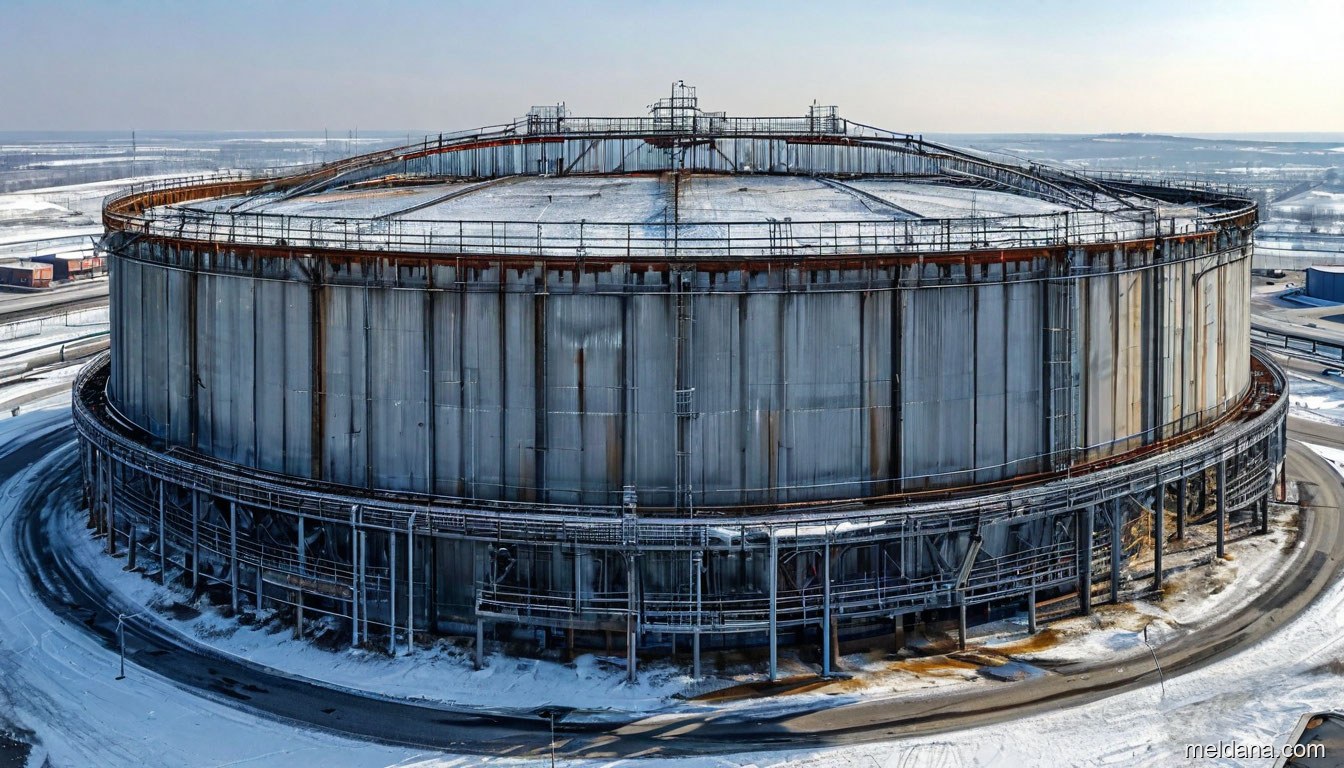 Антидроновая защита резервуара РВС-50000 Якутске — ЗОК ЗАСЛОН по СП 542