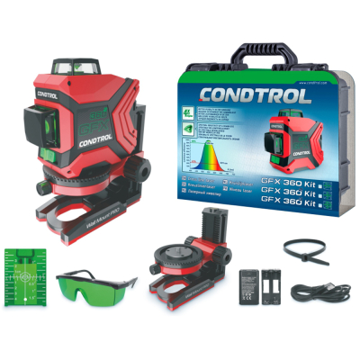 Лазерный нивелир CONDTROL GFX 360-2 Kit 