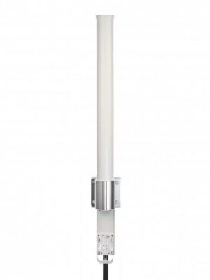 Антенна всенаправленная MIMO 2x2, 10 дБ, 2,35-2,55 ГГц, 360°x12°, 2* RP-SMA сзади