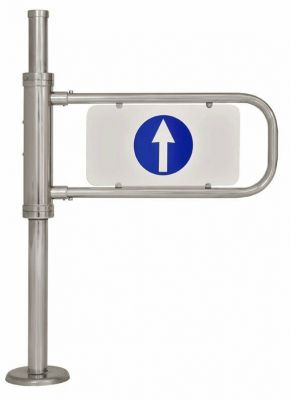 Стойка калитки  РД К21 лв ХРОМ без дуги 