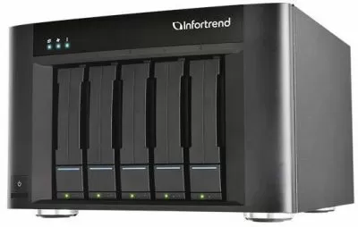 Система хранения Infortrend EonStor GSe Pro 105-C Intel x5 2.5/3.5 1x250W (GSEP1050000C-8732) 